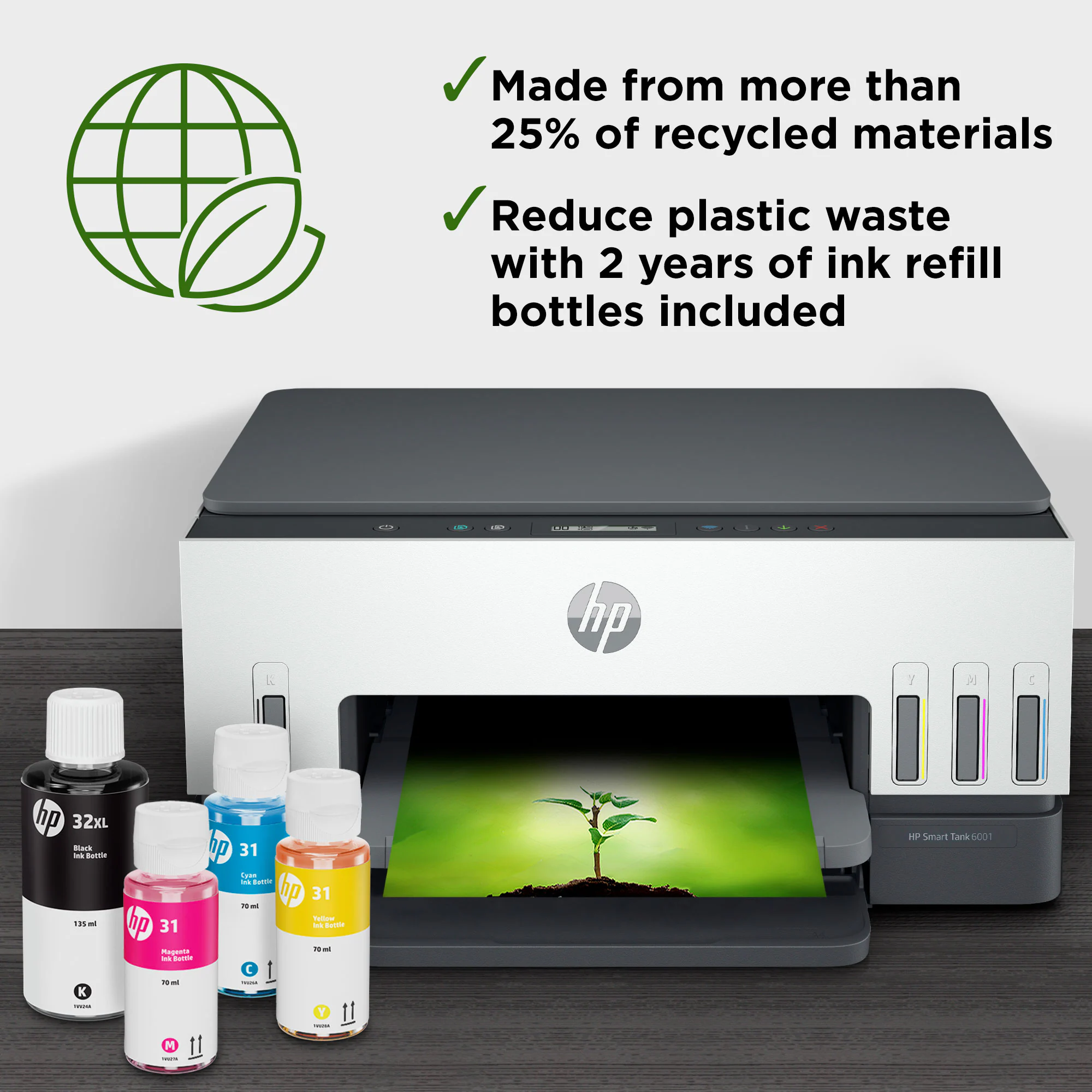 HP Smart Tank 6001 All-in-One Printer view 4